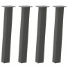 Nogi do stołu konsolowego 4 szt. Antracyt 72 cm Stal
