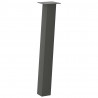 Nogi do stołu konsolowego 4 szt. Antracyt 72 cm Stal