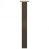 Nogi do stołu konsolowego 4 szt. Naturalna stal 72 cm Stal