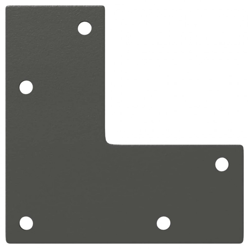 Nogi do stolika kawowego w kształcie stożka 4 szt. Antracyt 30-31 cm Stal