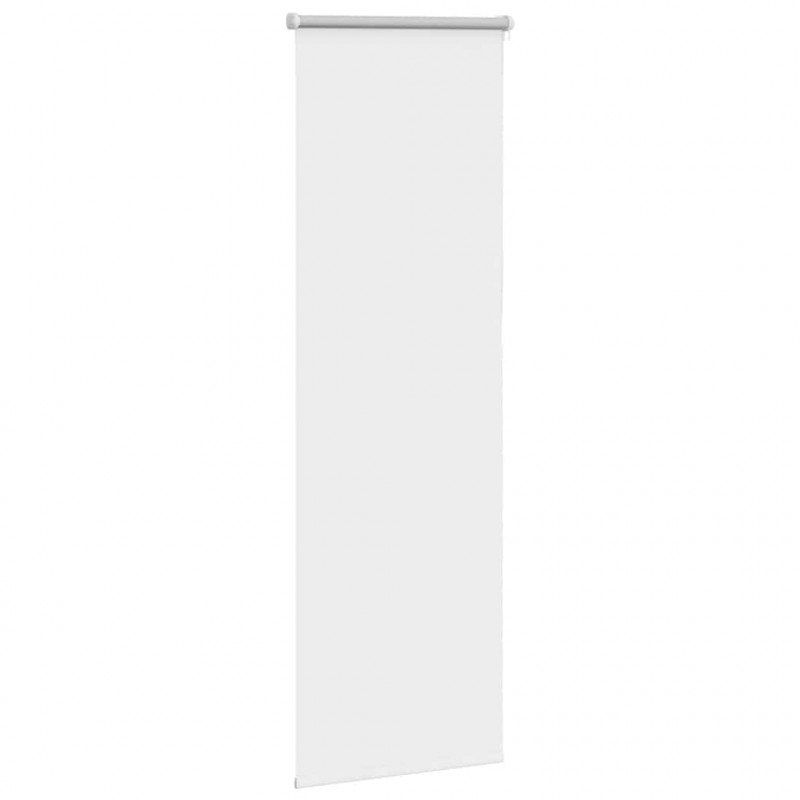 Roleta zaciemniająca biała 40x130 cm Szerokość tkaniny 35,7 cm