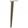 Nogi do stolika kawowego w kształcie stożka 4 szt. Naturalna stal 30-31 cm Stal