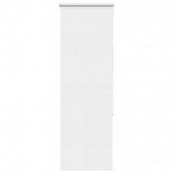 Roleta zaciemniająca biała 45x130 cm Szerokość tkaniny 40,7 cm