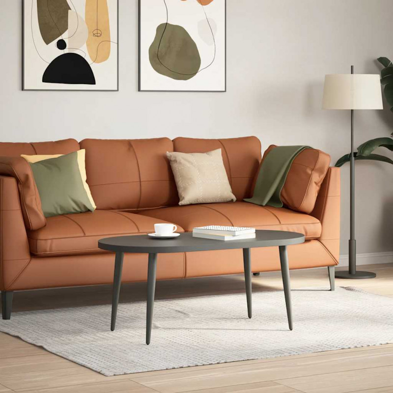 Nogi do stolika kawowego w kształcie stożka 4 szt. Antracyt 42-43 cm Stal