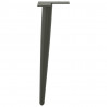 Nogi do stolika kawowego w kształcie stożka 4 szt. Antracyt 42-43 cm Stal