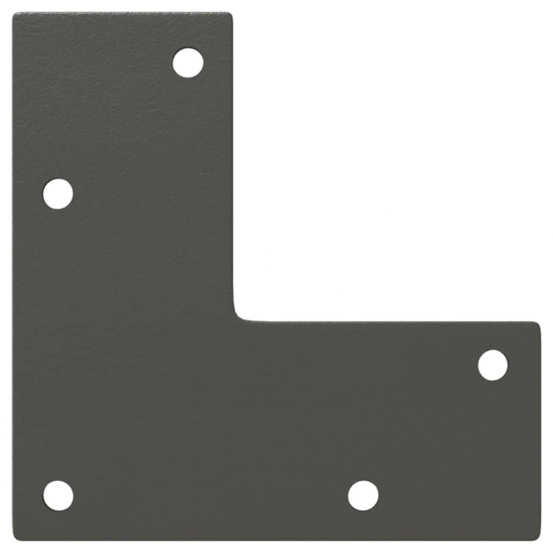 Nogi do stolika kawowego w kształcie stożka 4 szt. Antracyt 42-43 cm Stal