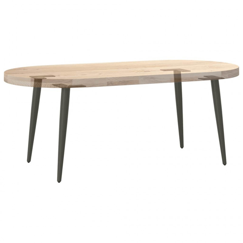 Nogi do stolika kawowego w kształcie stożka 4 szt. Antracyt 42-43 cm Stal