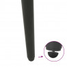 Nogi do stolika kawowego w kształcie stożka 4 szt. Antracyt 42-43 cm Stal