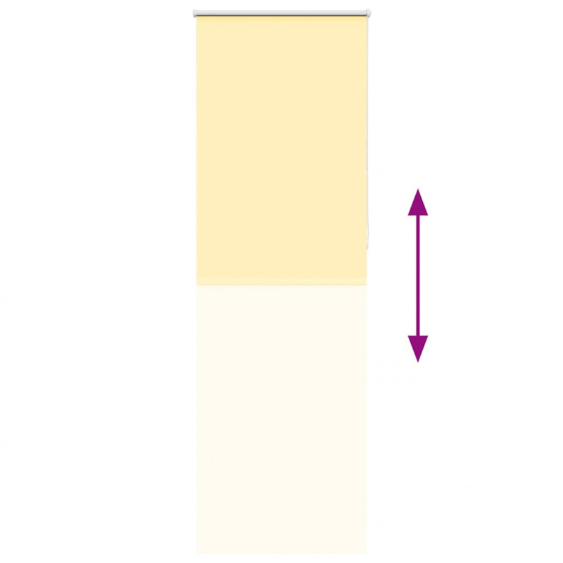 Roleta zaciemniająca Żółta 75x210 cm Szerokość tkaniny 70,7 cm