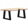 Nogi do stolika kawowego w kształcie litery V 2 szt. Czarne 30x(30-31,3) cm Stal