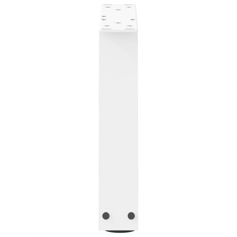 Nogi do stolika kawowego w kształcie litery V 2 szt. Białe 30x(30-31,3) cm Stal
