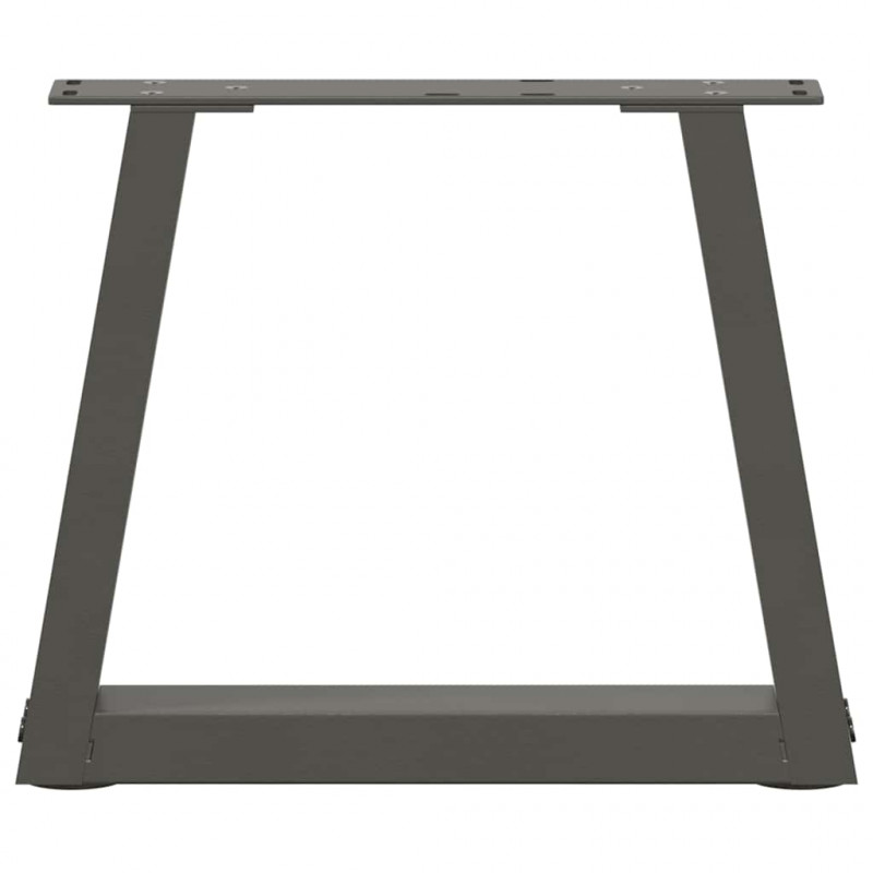 Nogi do stolika kawowego w kształcie litery V 2 szt. Antracyt 30x(30-31,3) cm Stal