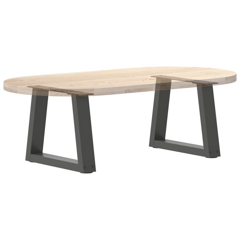 Nogi do stolika kawowego w kształcie litery V 2 szt. Antracyt 30x(30-31,3) cm Stal