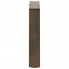 Nogi do stolika kawowego w kształcie litery V 2 szt. Naturalna stal 30x(30-31,3) cm Stal
