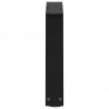 Nogi do stolika kawowego w kształcie litery V 2 szt. Czarne 40x(30-31,3) cm Stal