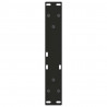 Nogi do stolika kawowego w kształcie litery V 2 szt. Czarne 40x(30-31,3) cm Stal
