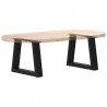 Nogi do stolika kawowego w kształcie litery V 2 szt. Czarne 40x(30-31,3) cm Stal