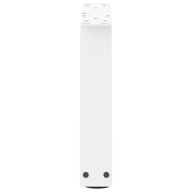 Nogi do stolika kawowego w kształcie litery V 2 szt. Białe 40x(30-31,3) cm Stal