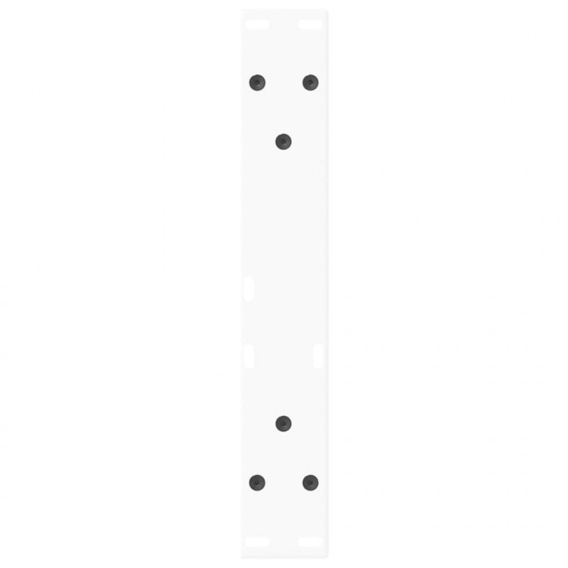 Nogi do stolika kawowego w kształcie litery V 2 szt. Białe 40x(30-31,3) cm Stal