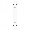 Nogi do stolika kawowego w kształcie litery V 2 szt. Białe 40x(30-31,3) cm Stal