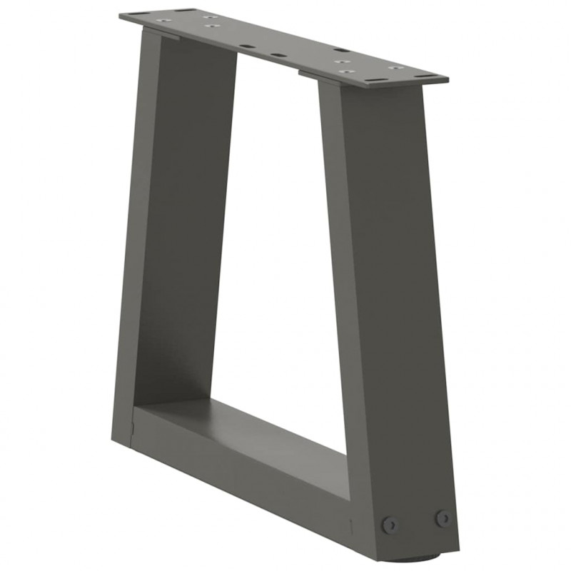 Nogi do stolika kawowego w kształcie litery V 2 szt. Antracyt 40x(30-31,3) cm Stal