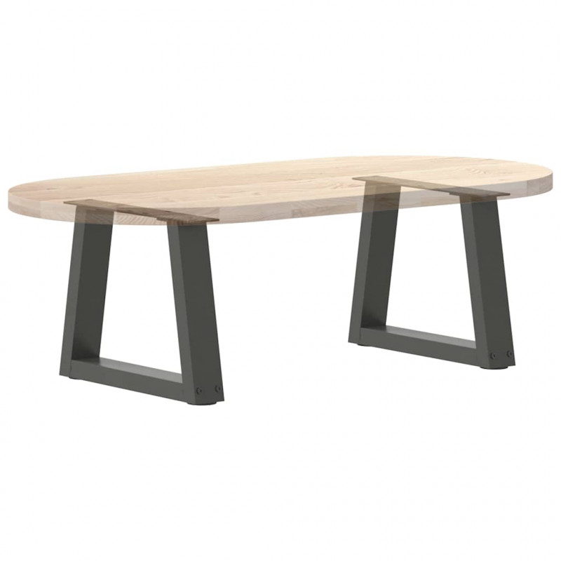 Nogi do stolika kawowego w kształcie litery V 2 szt. Antracyt 40x(30-31,3) cm Stal