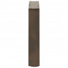 Nogi do stolika kawowego w kształcie litery V 2 szt. Naturalna stal 40x(30-31,3) cm Stal