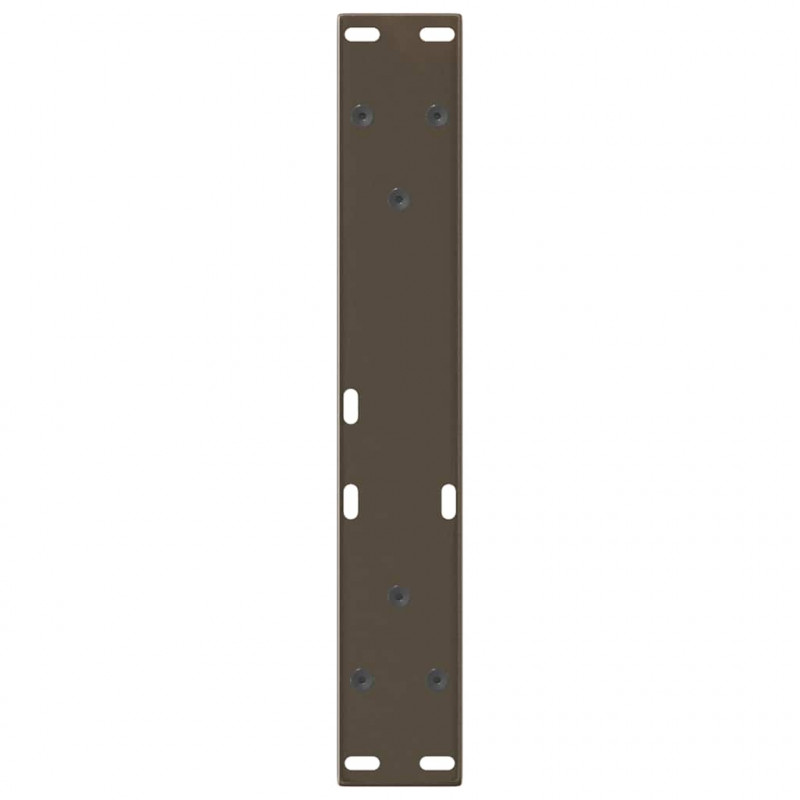 Nogi do stolika kawowego w kształcie litery V 2 szt. Naturalna stal 40x(30-31,3) cm Stal