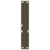 Nogi do stolika kawowego w kształcie litery V 2 szt. Naturalna stal 40x(30-31,3) cm Stal