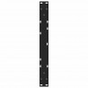 Nogi do stolika kawowego w kształcie litery V 2 szt. Czarne 50x(30-31,3) cm Stal