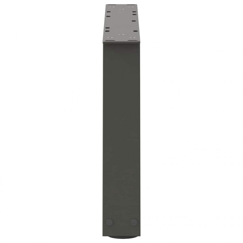 Nogi do stolika kawowego w kształcie litery V 2 szt. Antracyt 50x(30-31,3) cm Stal
