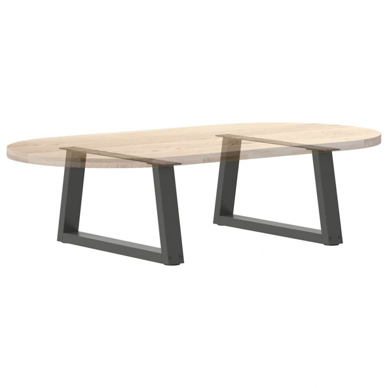 Nogi do stolika kawowego w kształcie litery V 2 szt. Antracyt 50x(30-31,3) cm Stal