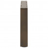 Nogi do stolika kawowego w kształcie litery V 2 szt. Naturalna stal 50x(30-31,3) cm Stal