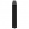 Nogi do stolika kawowego w kształcie litery V 2 szt. Czarne 60x(30-31,3) cm Stal