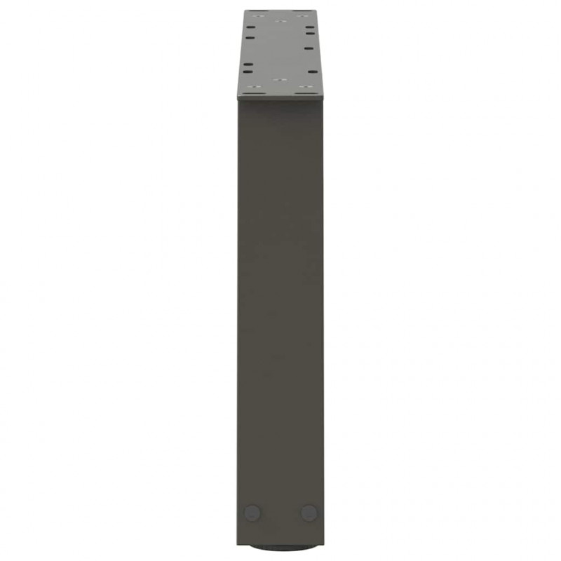 Nogi do stolika kawowego w kształcie litery V 2 szt. Antracyt 60x(30-31,3) cm Stal