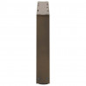 Nogi do stolika kawowego w kształcie litery V 2 szt. Naturalna stal 70x(30-31,3) cm Stal
