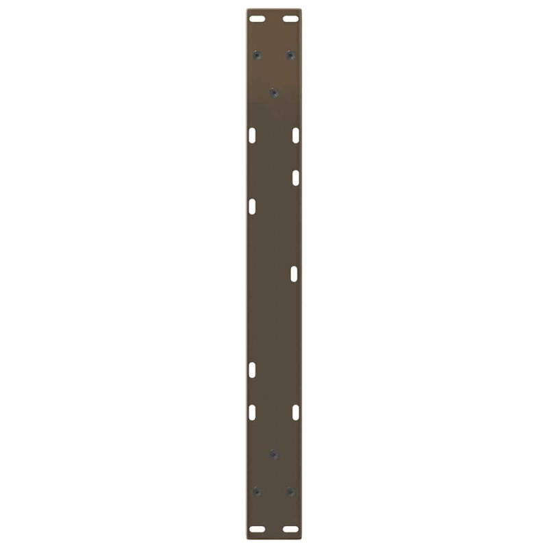 Nogi do stolika kawowego w kształcie litery V 2 szt. Naturalna stal 70x(30-31,3) cm Stal