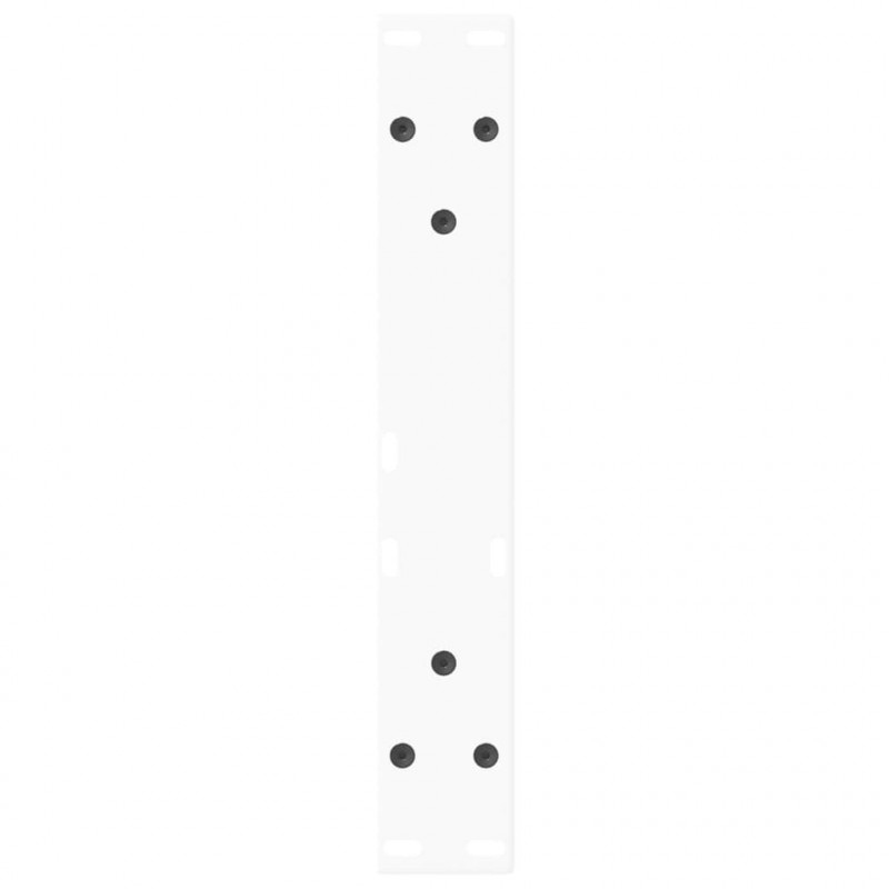 Nogi do stolika kawowego w kształcie litery V 2 szt. Białe 28x(42-43,3) cm Stal