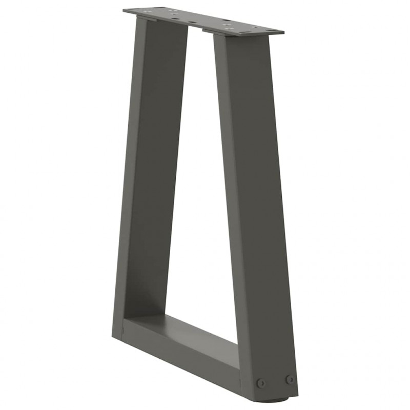 Nogi do stolika kawowego w kształcie litery V 2 szt. Antracyt 28x(42-43,3) cm Stal