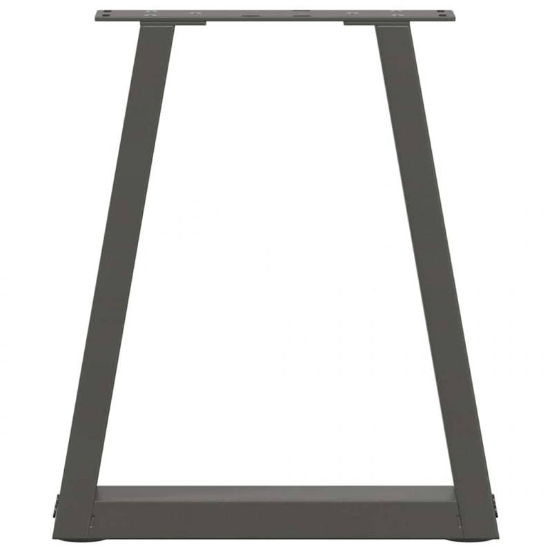 Nogi do stolika kawowego w kształcie litery V 2 szt. Antracyt 28x(42-43,3) cm Stal