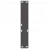 Nogi do stolika kawowego w kształcie litery V 2 szt. Antracyt 28x(42-43,3) cm Stal