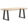 Nogi do stolika kawowego w kształcie litery V 2 szt. Antracyt 28x(42-43,3) cm Stal