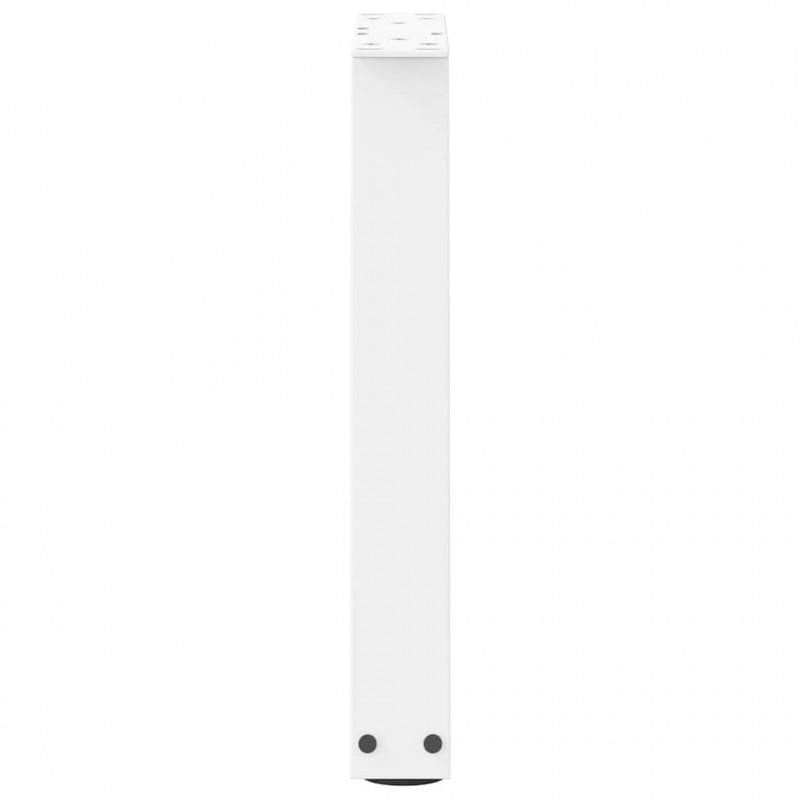 Nogi do stolika kawowego w kształcie litery V 2 szt. Białe 38x(42-43,3) cm Stal