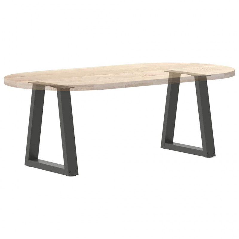 Nogi do stolika kawowego w kształcie litery V 2 szt. Antracyt 38x(42-43,3) cm Stal