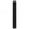 Nogi do stolika kawowego w kształcie litery V 2 szt. Czarne 50x(42-43,3) cm Stal