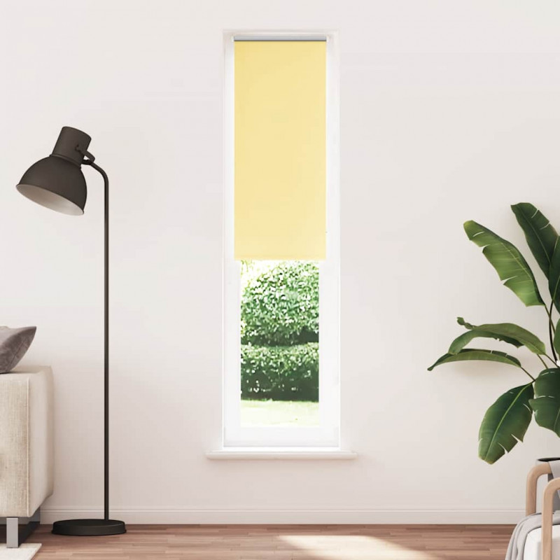 Roleta zaciemniająca Żółta 40x230 cm Szerokość tkaniny 35,7 cm