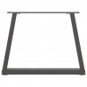 Nogi do stolika kawowego w kształcie litery V 2 szt. Antracyt 50x(42-43,3) cm Stal