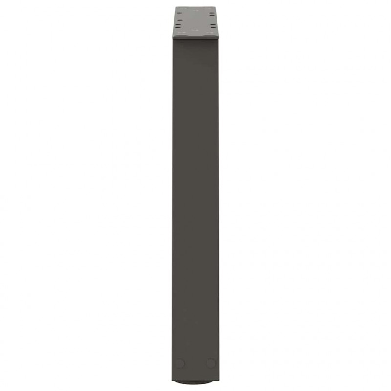 Nogi do stolika kawowego w kształcie litery V 2 szt. Antracyt 50x(42-43,3) cm Stal