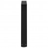Nogi do stolika kawowego w kształcie litery V 2 szt. Czarne 60x(42-43,3) cm Stal