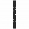 Nogi do stolika kawowego w kształcie litery V 2 szt. Czarne 60x(42-43,3) cm Stal
